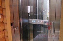 Пассажирский лифт в рубленном частном доме, Mосковская область